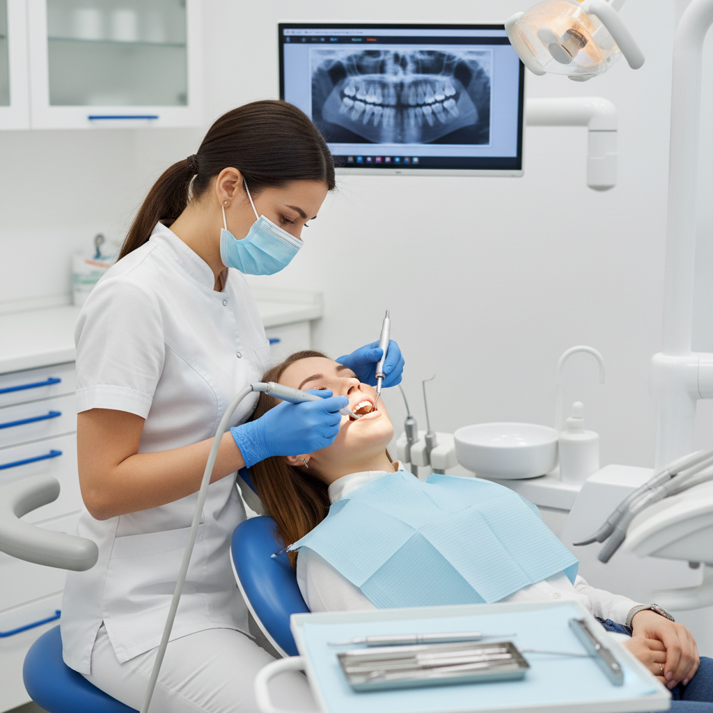 プロフェッショナルクリーニングの様子